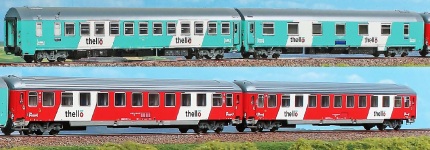 ACME 16517 - N - 4-tlg. Set Reisezugwagen THELLO, Ep. VI, Thello